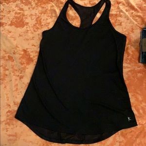 Black dry fit workout tank